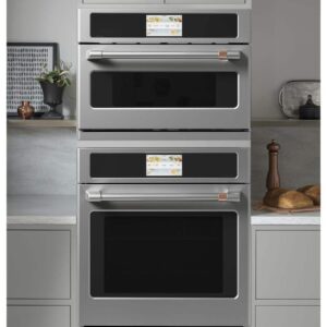 30 in. 1.7 cu. ft. Smart Electric Wall Oven and Microwave Combo with 120 Volt Advantium Technology in Stainless Steel