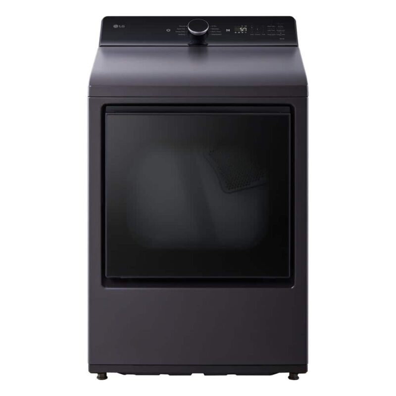 DLE8400BE 7.3 cu. ft. Vented SMART Electric Dryer in Matte Black with EasyLoad Door and Sensor Dry Technology