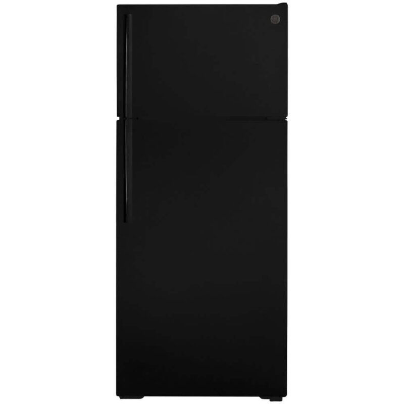 GTE18DTNRBB GTE18DTNRBB 17.5 cu. ft. Top Freezer Refrigerator in Black, ENERGY STAR