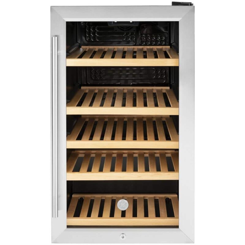 GVS04BQNSS 31-Bottle Beverage Cooler in Stainless Steel