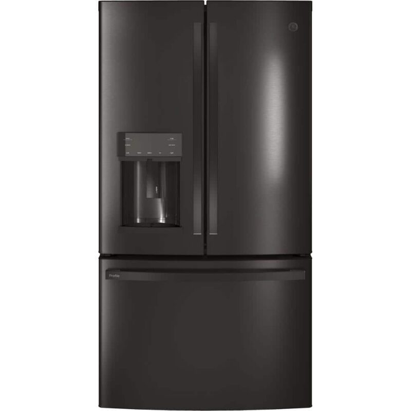 PFE28KBLTS 8 23.1 cu. ft. French Door Refrigerator in Slate, Fingerprint Resistant, Counter Depth and ENERGY STAR