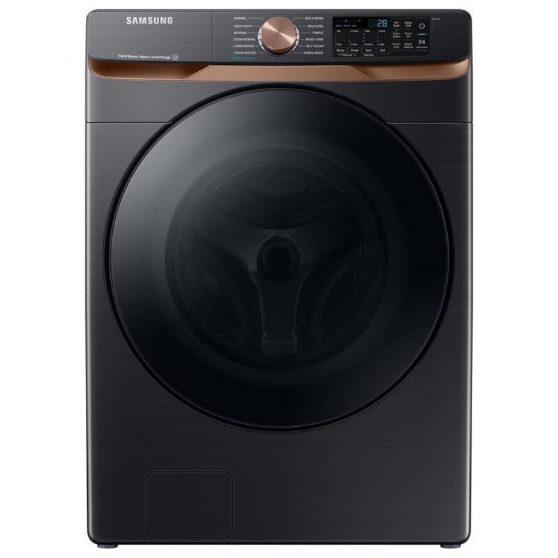 WF50BG8300AV WF50BG8300AV 5 cu. ft. Extra Large Capacity Smart Front Load Washer in Brushed Black with Super Speed Wash and Steam