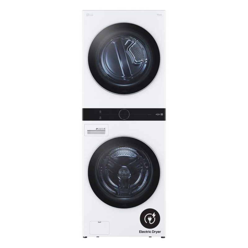 WKEX200HWA WKEX200HWA WashTower Stacked SMART Laundry Center 4.5 Cu.Ft. Front Load Washer & 7.4 Cu.Ft. Electric Dryer in White w/ Steam