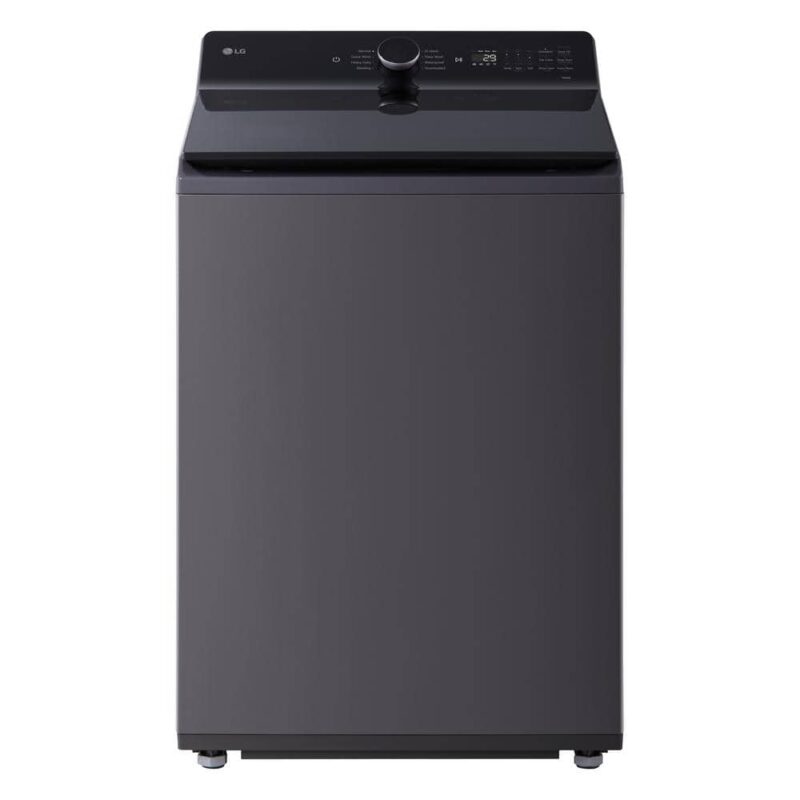 WT8400CB 5.5 cu. ft. SMART Top Load Washer in Matte Black with Impeller, Easy Unload and TurboWash3D Technology