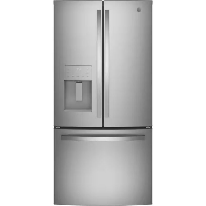 GYE18JYLFS- GYE18JYLFS 17.5 cu. ft. French Door Refrigerator in Fingerprint Resistant Stainless Steel, Counter-Depth ENERGY STAR