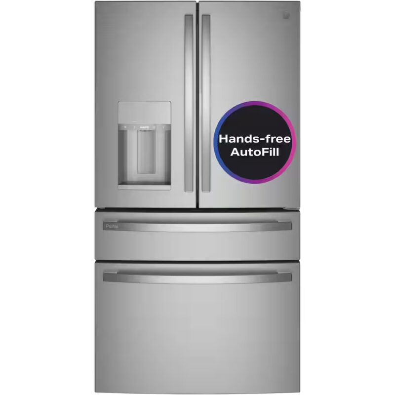 PVD28BYNFS PVD28BYNFS Profile 27.9 cu. ft. Smart 4-Door French Door Refrigerator with Door-in-Door in Fingerprint Resistant Stainless Steel