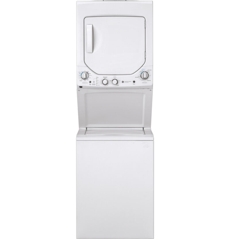 GUD24GSSMWW GUD24GSSMWW GE Unitized Spacemaker® 2.3 cu. ft. Capacity Washer with Stainless Steel Basket and 4.4 cu. ft. Capacity Gas Dryer