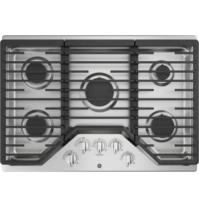 JGP5030SLSS JGP5030SLSS GE® 30" Built-In Gas Cooktop with 5 Burners and Dishwasher Safe Grates