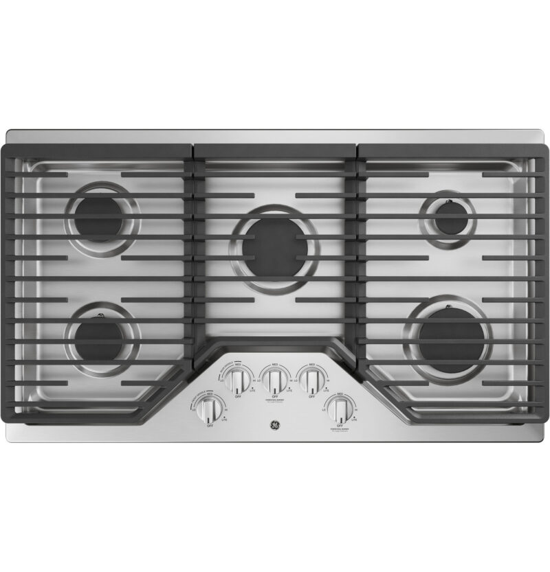 JGP5036SLSS JGP5036SLSS GE® 36" Built-In Gas Cooktop with 5 Burners and Dishwasher Safe Grates