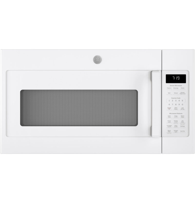 JVM7195DKWW JVM7195DKWW GE® 1.9 Cu. Ft. Over-the-Range Sensor Microwave Oven