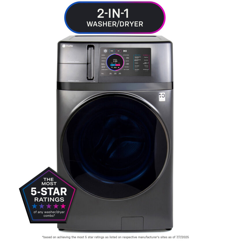PFQ97HSPVDS PFQ97HSPVDS GE Profile ENERGY STAR 4.8 cu. ft. Capacity UltraFast Combo with Ventless Inverter Heat Pump Technology Washer/Dryer