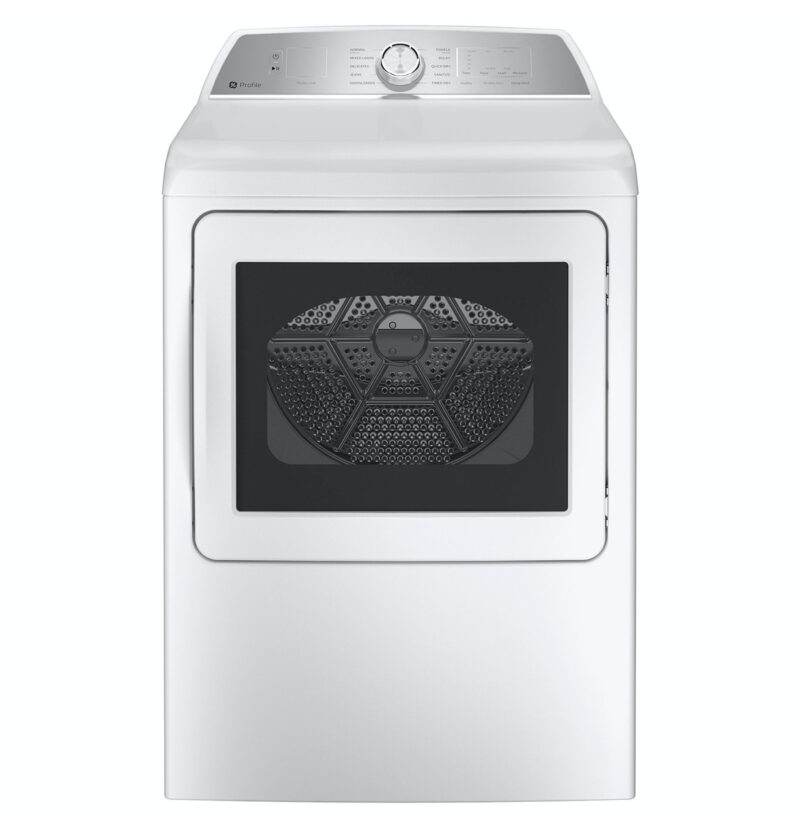 PTD60EBSRWS PTD60EBSRWS GE Profile™ ENERGY STAR® 7.4 cu. ft. Capacity aluminized alloy drum Electric Dryer with Sanitize Cycle and Sensor Dry